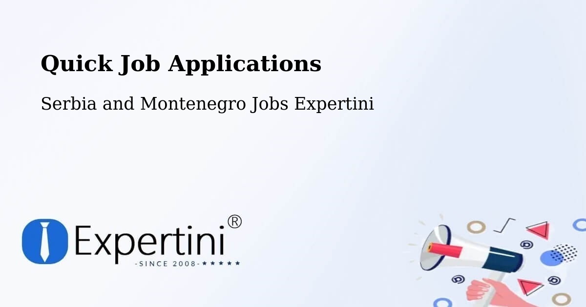Quick Apply Feature – Parry Sound - Serbia and Montenegro Jobs Expertini